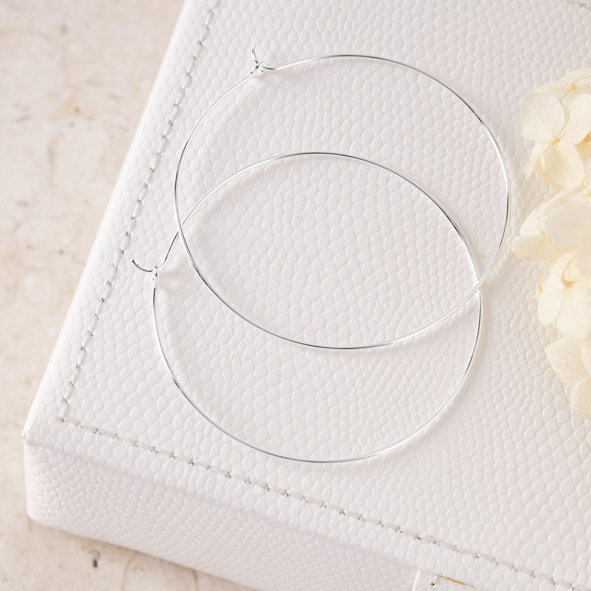 Grande Fine Hoops - 14K Gold Plated Elegant Hoop Earrings for Women | Perfect for Parties, Weddings & Everyday Wear