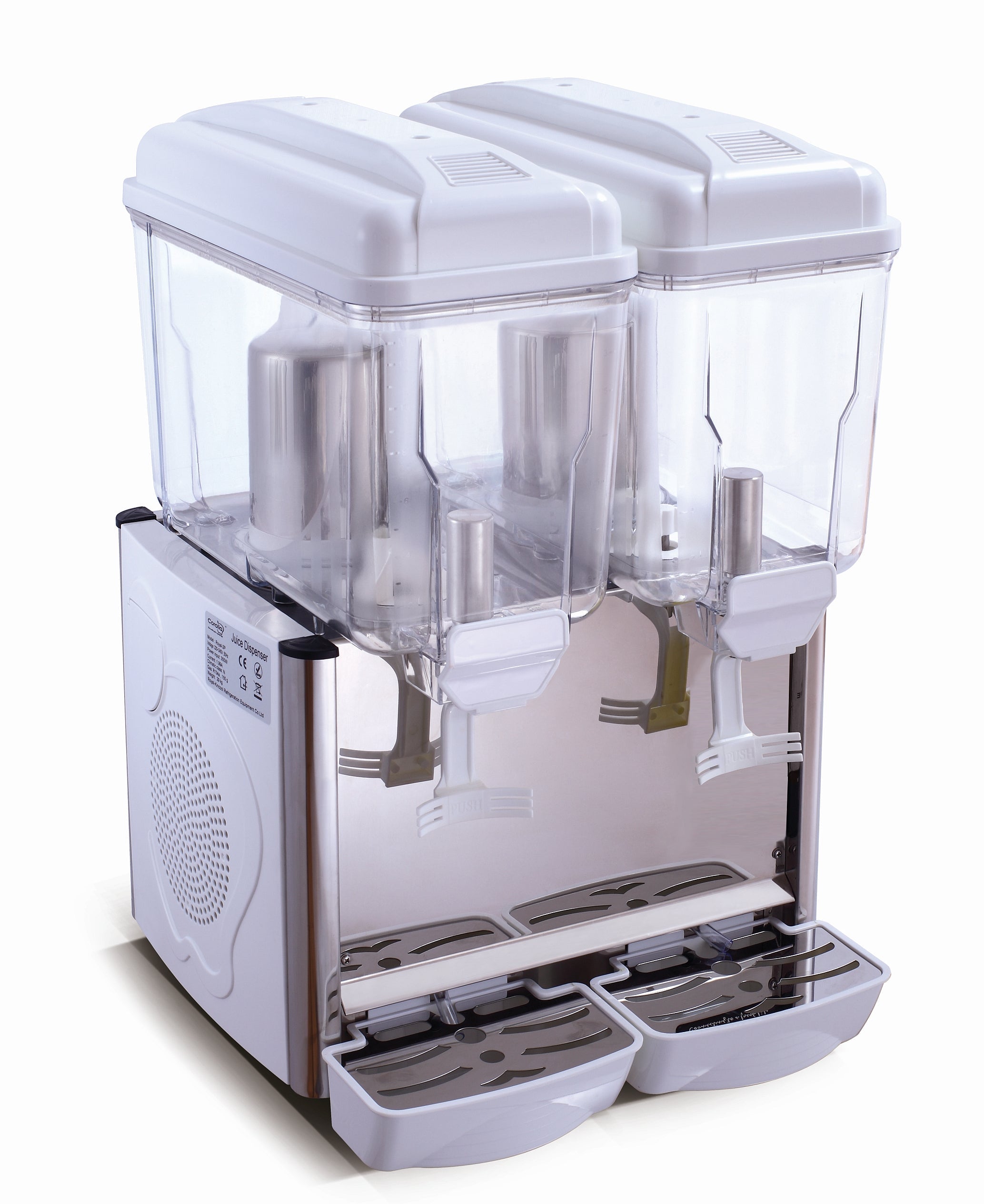 Premium Anvil Double Bowl Drink Dispenser JDA2002 - Perfect for Parties, Weddings & Outdoor Events - Stainless Steel Beverage Server with Spigots for Lemonade, Iced Tea & Cocktails