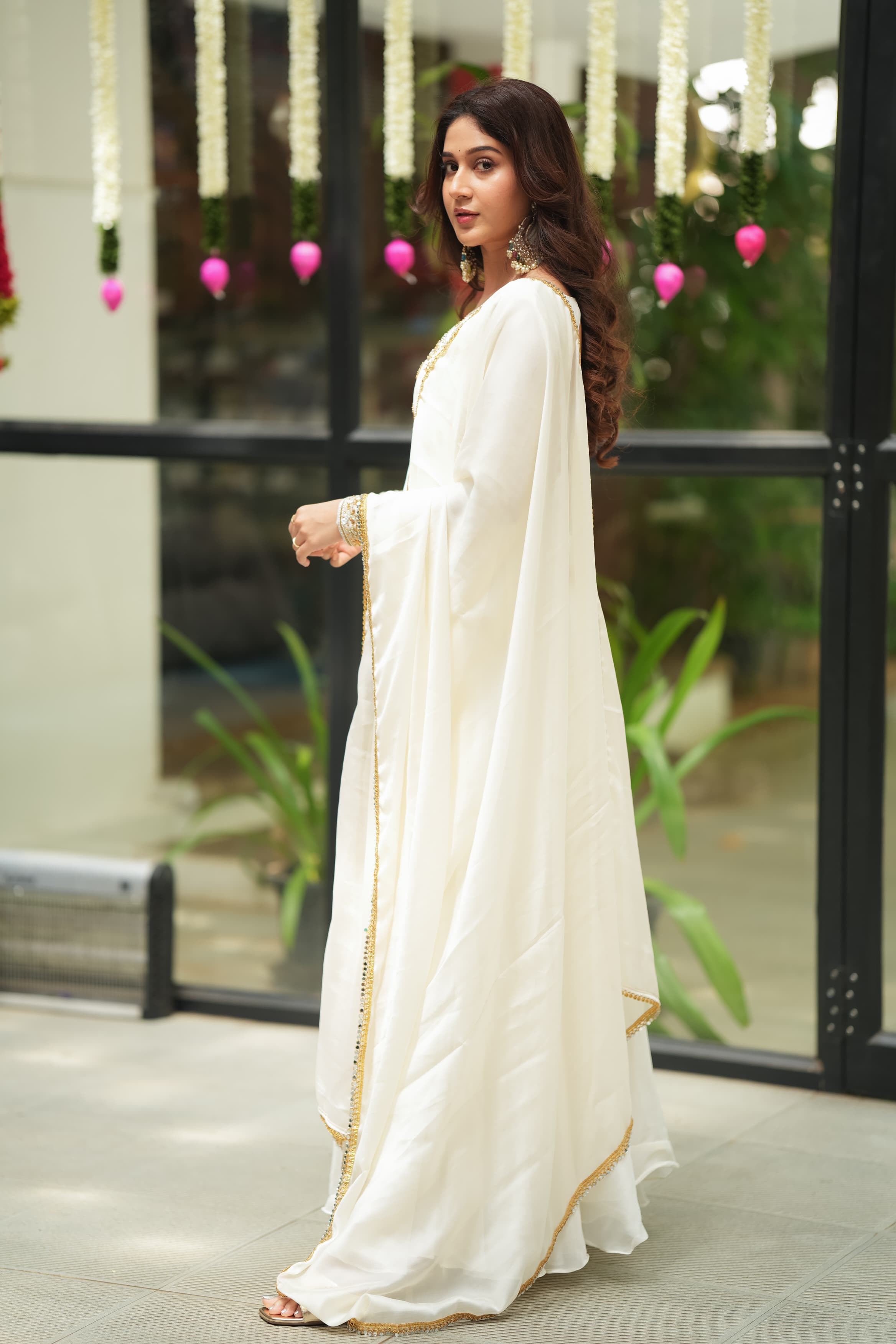 Premium Designer Nila Anarkali Dress for Women | Elegant Ethnic Party Wear | Perfect for Weddings, Festivals & Special Occasions