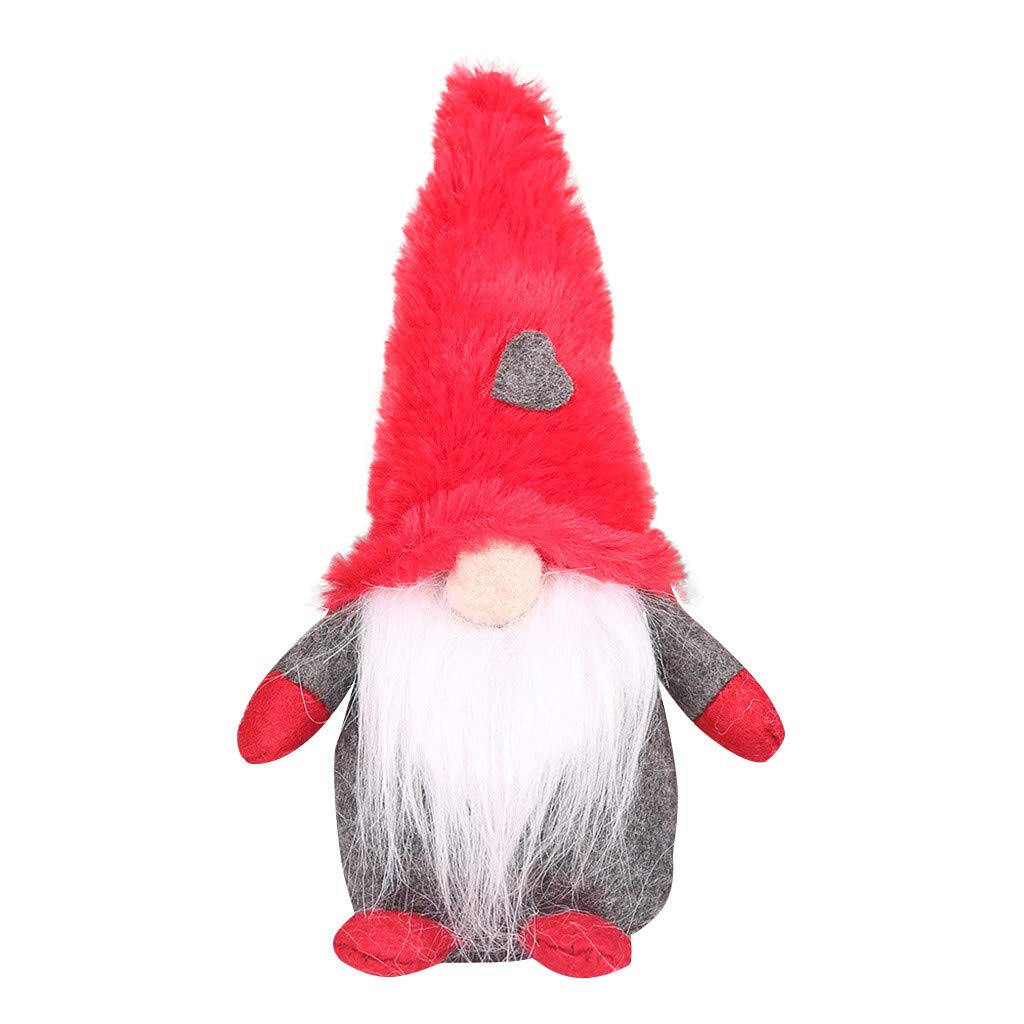 Boddenly Room Doll Decoration Ornaments - Christmas Leg Face Decor Hanging Hat for Home - Watermelon Red One Size Holiday Decorations for Christmas Tree, Mantel & Gift Wrapping