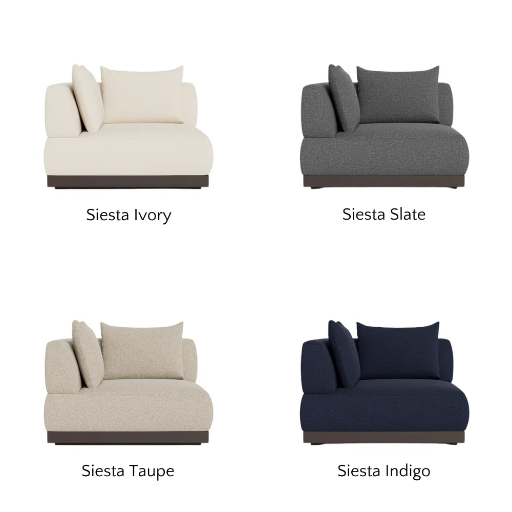 Amalfi Outdoor Corner Sectional Sofa Set - Waterproof Wicker Patio Furniture with Cushions - Perfect for Backyard, Poolside & Garden Relaxation