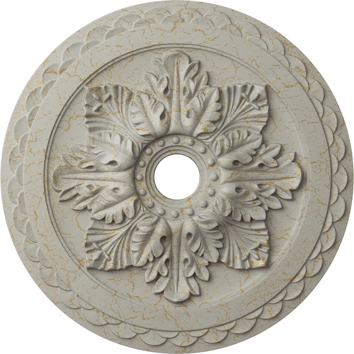 Ekena Millwork CM23BOPCC Bordeaux Deluxe Ceiling Medallion - 23 5/8