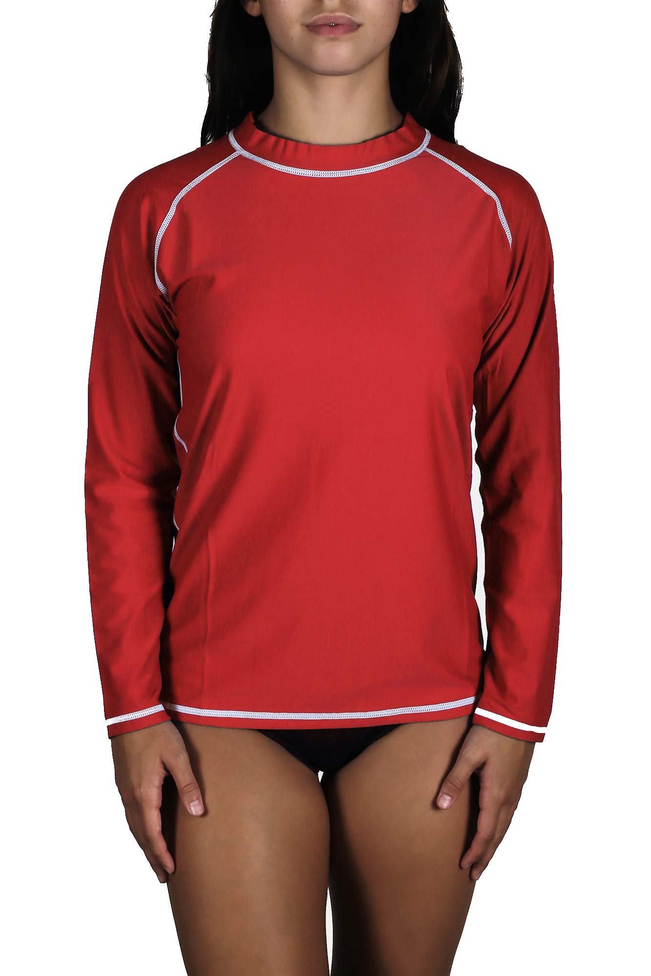 Adoretex UPF 50+ Sun Protection Unisex Long Sleeve Rash Guard Shirt - Swimwear, Surfing, Yoga & Outdoor Activities