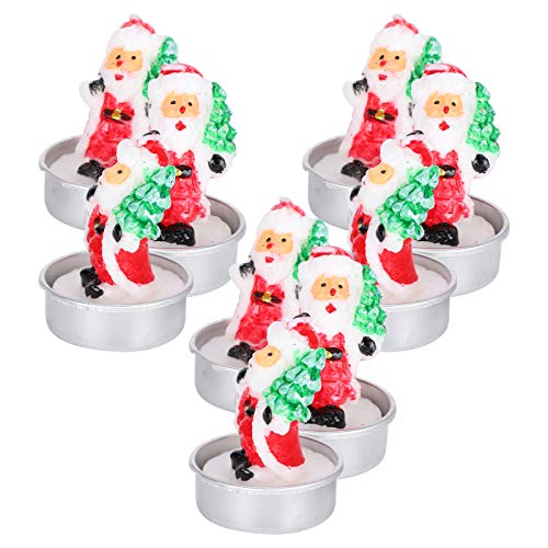 Santa Candle - Long-Lasting Scented Candle with No Black Smoke | Romantic Dinner, Home Decor, Party & Christmas Decoration | Perfect for Holiday Celebrations, Birthday Parties & Cozy Nights
