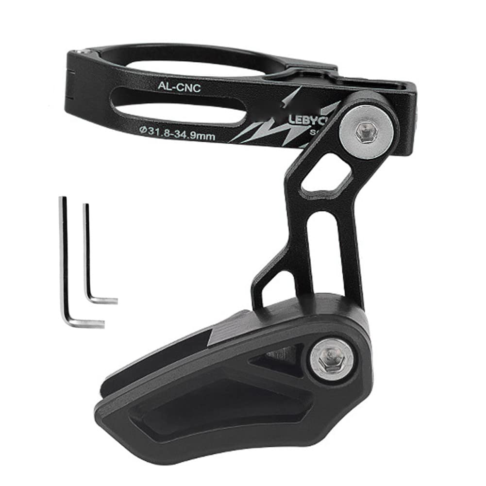 Universal Bike Chain Stabilizer Guide - Positive & Negative Teeth Single Disc Protector for MTB Mountain Bikes | Prevents Chain Drops & Protects Drivetrain on Rough Trails & Downhill Rides