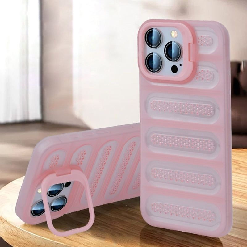 Premium Shockproof Case for iPhone 16 Pro Max with Stand - Slim Protective Cover for Work, Travel & Daily Use