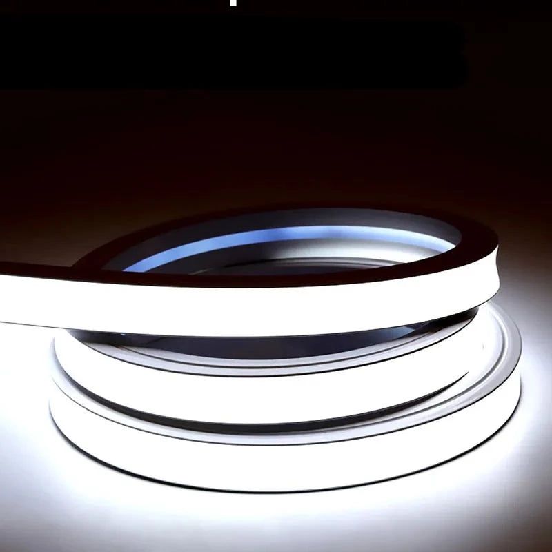 Waterproof Flexible Silicone LED Light Strip - Neon Rope Lights for Bedroom, Party, Home Decor & Outdoor Lighting