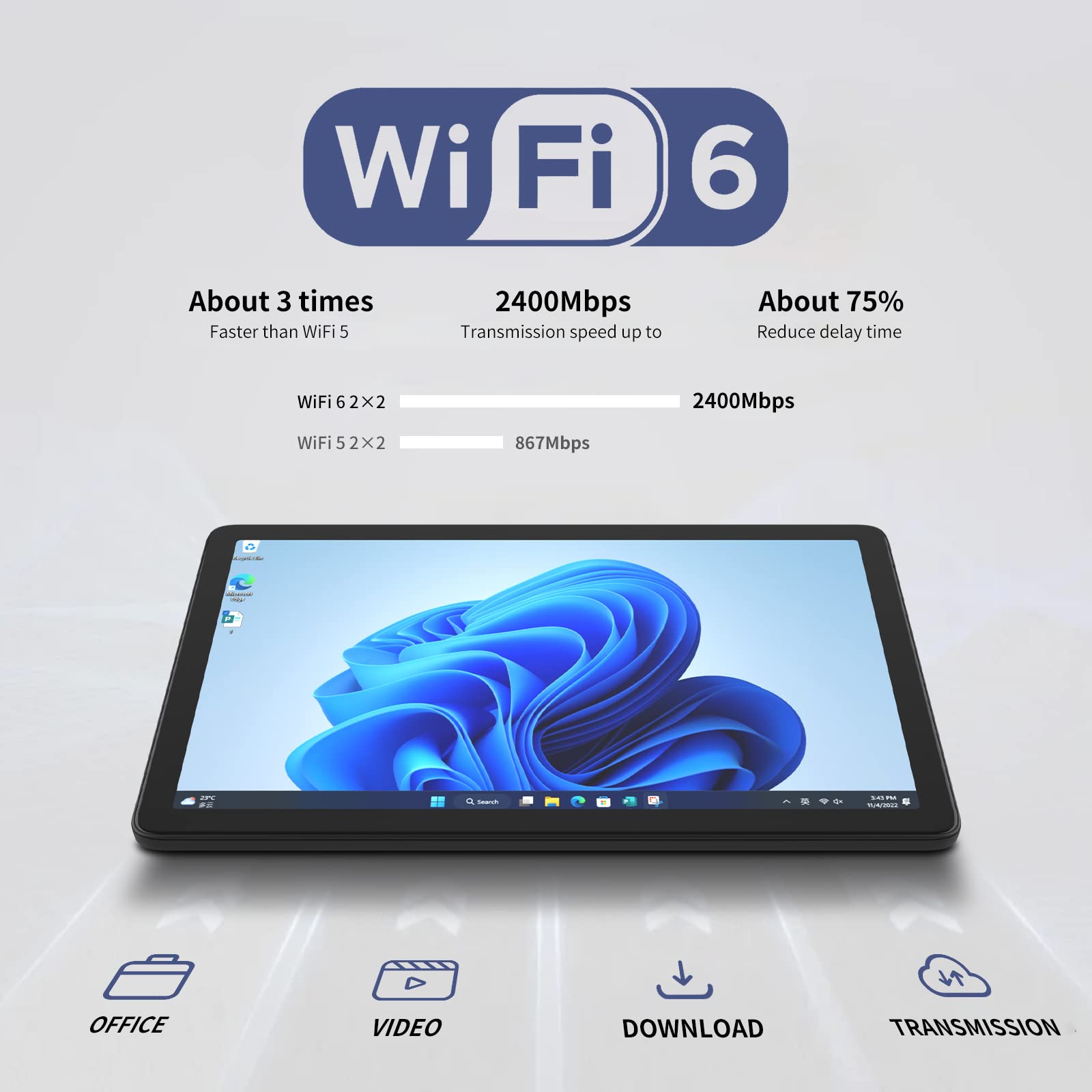 HIGOLEPC Mini PC - 10.1 Inch Touchscreen Windows 11 Pro Mini Computer, Intel Celeron J4125 8GB RAM 128GB SSD, Dual R232 HDMI Ports, Bluetooth 5.2, WiFi 5.0, Type-C, Auto-Boot - Perfect for Home Office, Digital Signage, and Industrial Control Systems