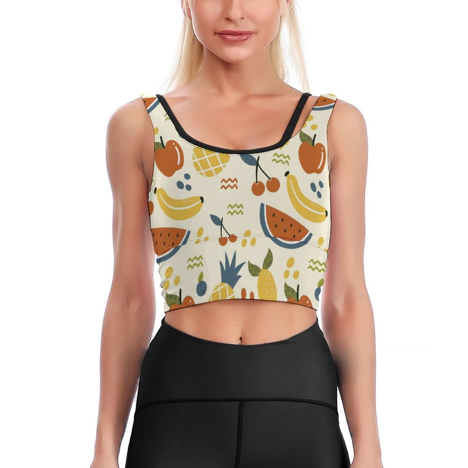 Trendy Fruit Print Bikini Set for Teen Girls & Women - Cute Swimwear for Beach, Pool & Summer Vacations