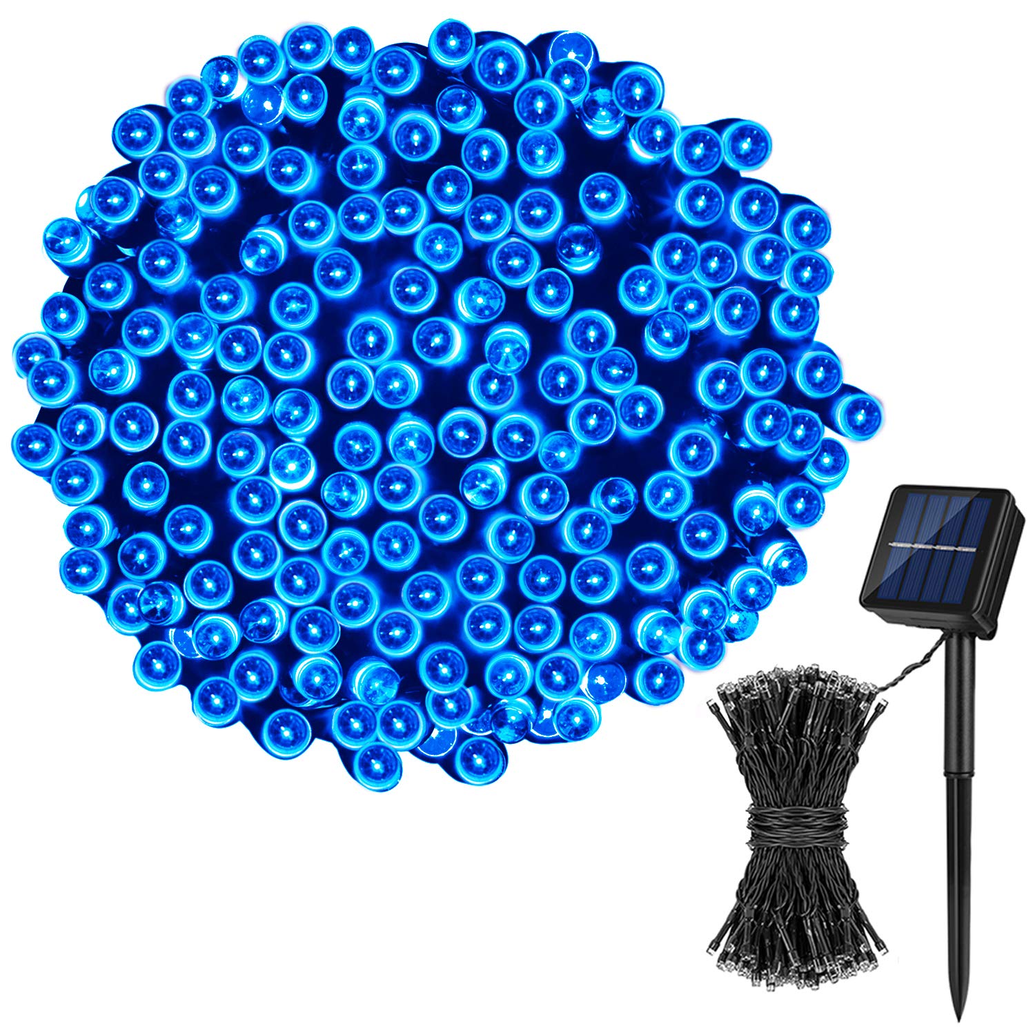 Solar Christmas Lights 200 LED 72FT - Waterproof Outdoor Fairy Lights for Garden, Wedding & Xmas Tree Decor