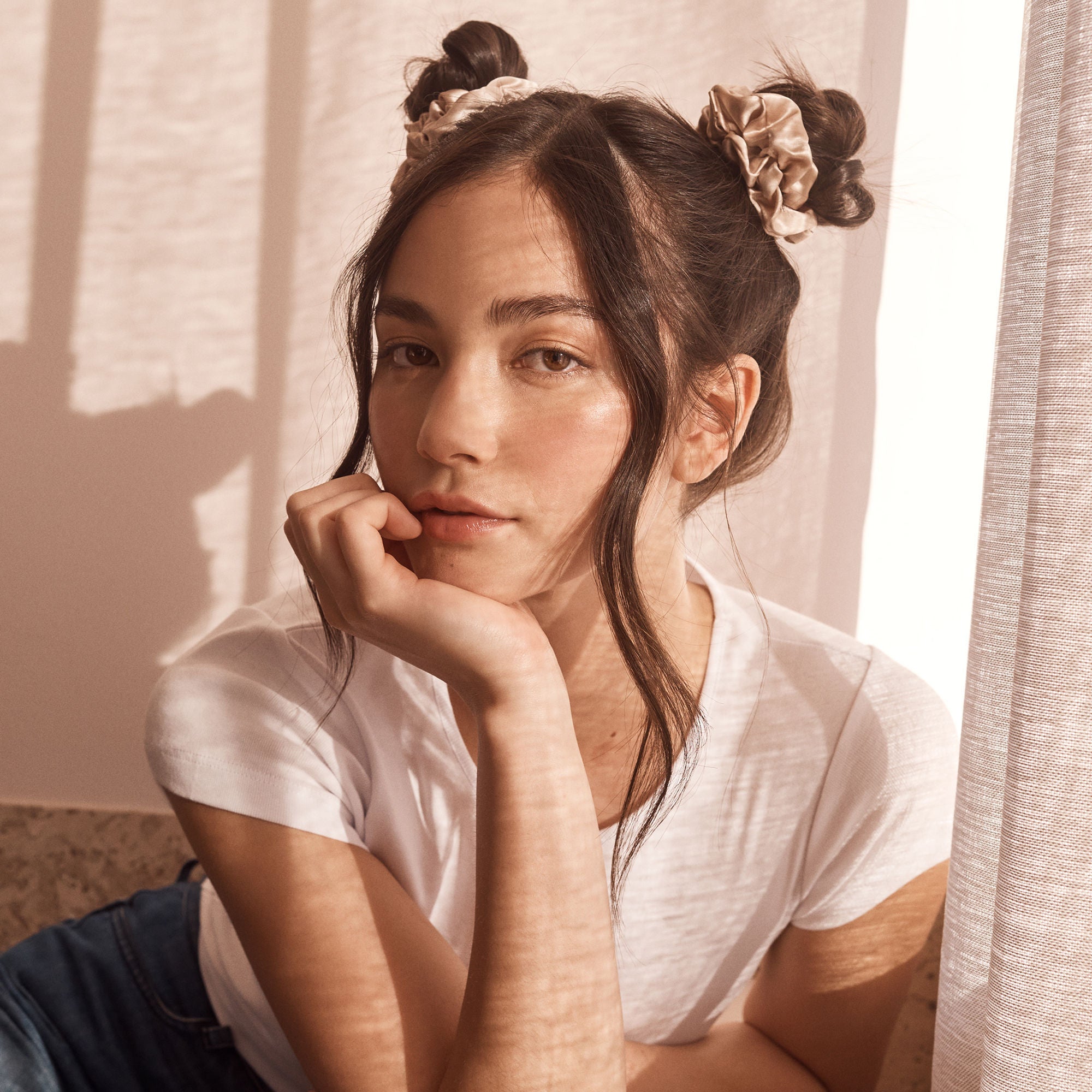 Large Scrunchies for Women - Soft & Stretchy Hair Ties - Perfect for Thick Hair, Workouts, and Everyday Use