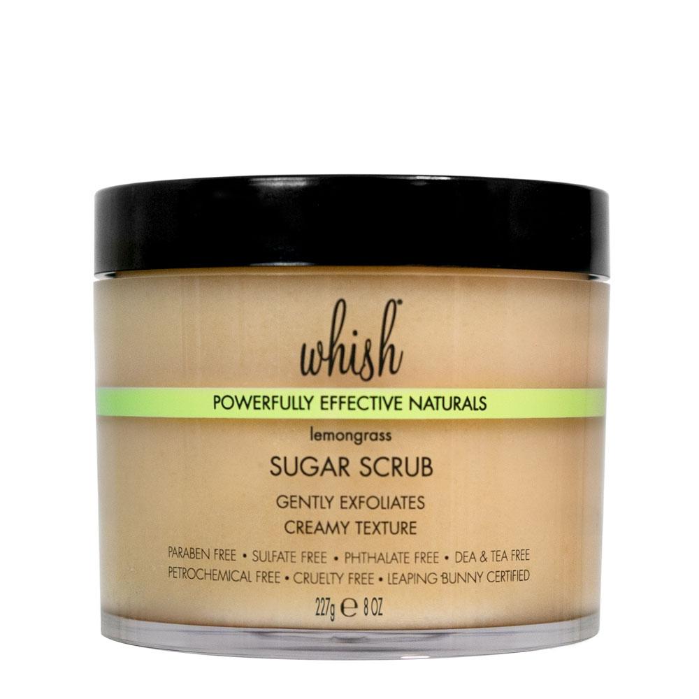 Organic Lemongrass Sugar Scrub for Soft Skin - Exfoliating & Moisturizing Body Scrub with Natural Ingredients - Perfect for Spa Day & Dry Skin Care at Home