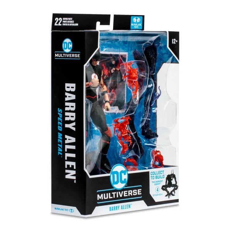 Speed Metal DC Multiverse Barry Allen Action Figure (Collect to Build: The Darkest Knight) - Perfect for DC Comics Fans and Collectors, Great for Display and Play