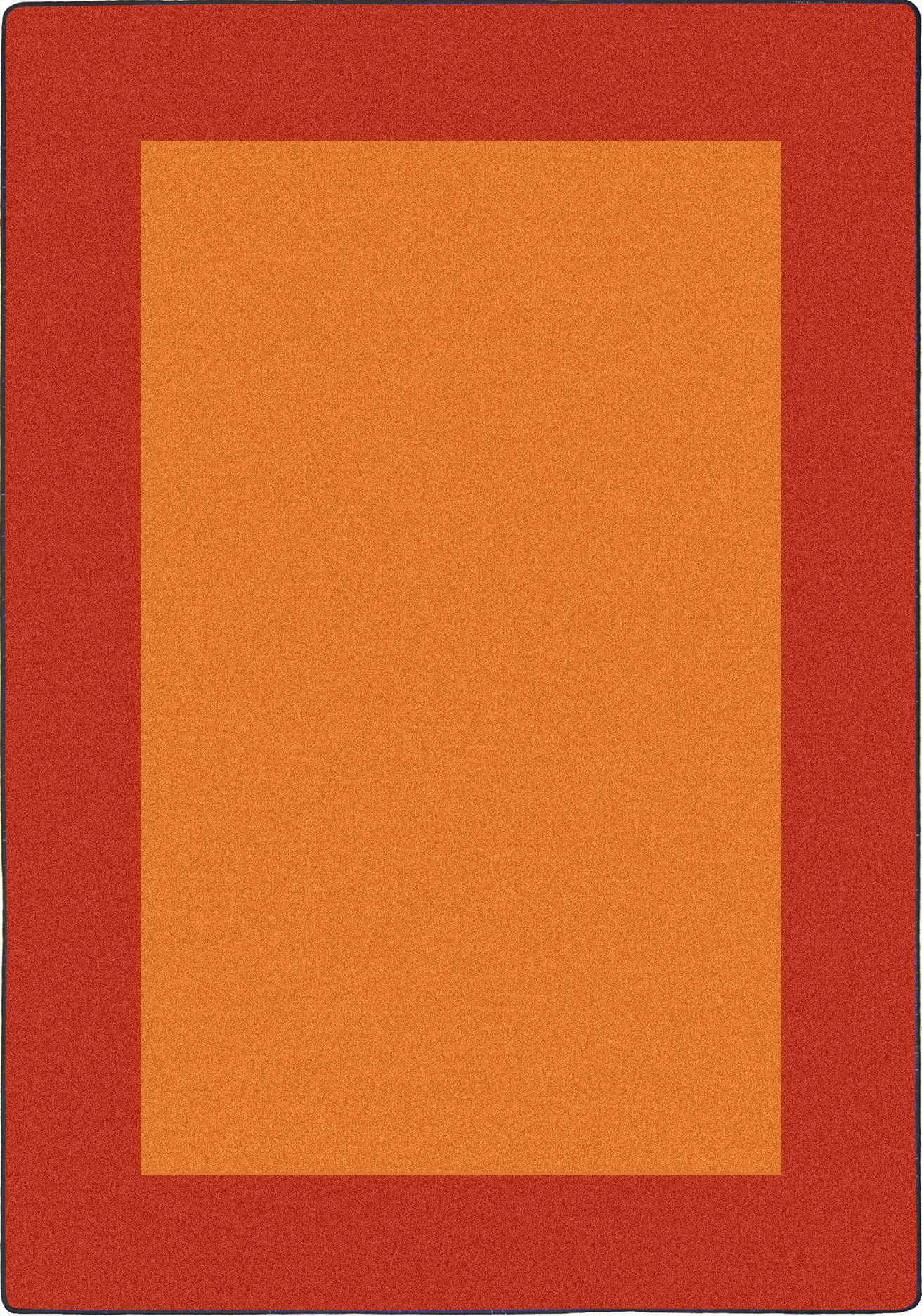 Joy Carpets Kid Essentials All Around Non-Slip Area Rug - Orange, 7'8
