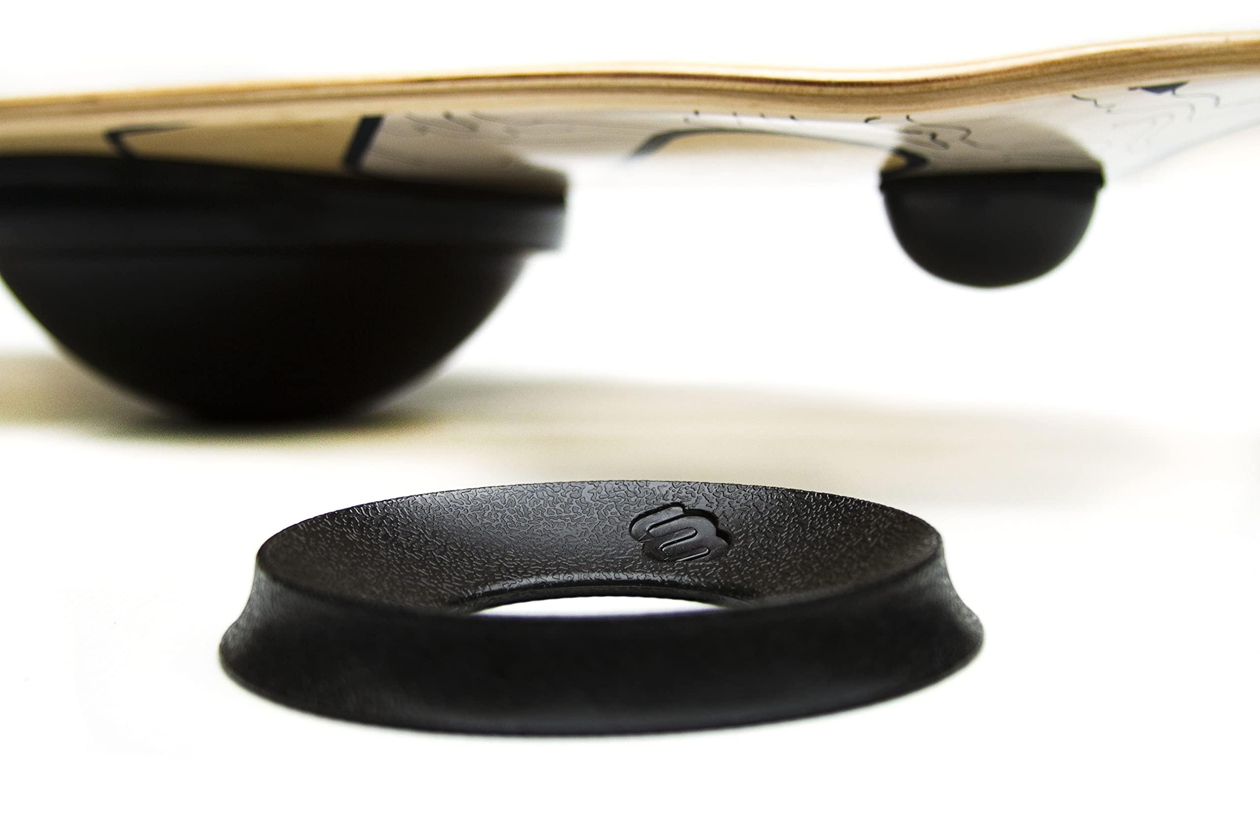 Ergonomic Standing Desk Balance Board with Stabilizing Ring - Improve Posture & Focus for Home & Office Workstations