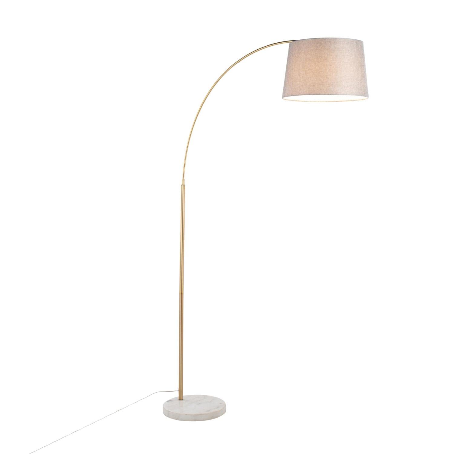 Modern March Floor Lamp - Adjustable Standing Lamp for Living Room & Bedroom, Tall Corner Lamp with Dimmable LED Light - Perfect for Reading, Relaxing and Home Decor