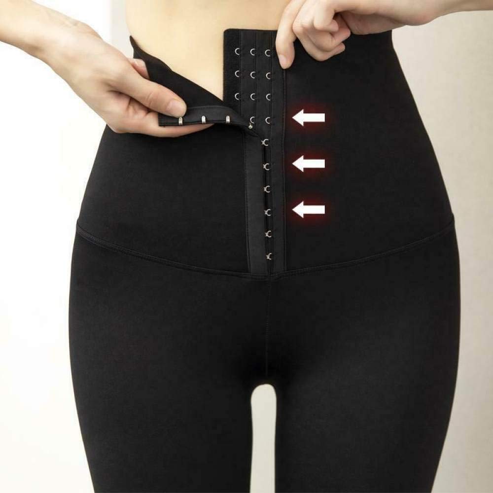 DAYEE Women's High Waist Corset Body Shaper Tummy Control Workout Leggings - Stretchy Slimming Yoga Pants for Fitness, Running & Everyday Wear