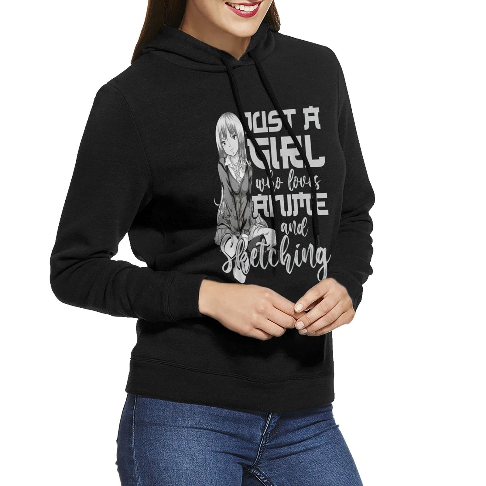 Anime Lover's Hoodie for Women - Perfect Gift for Artists & Sketching Enthusiasts | Cozy & Stylish for Casual Wear, Conventions & Creative Sessions