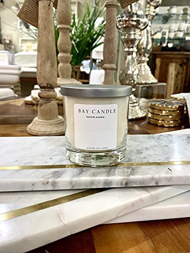 The Bay Candle Original 11 oz. Soy Wax Candle in Talco Scent | Long-Lasting, Eco-Friendly, Hand-Poured | Perfect for Home Relaxation, Spa Days & Romantic Ambiance