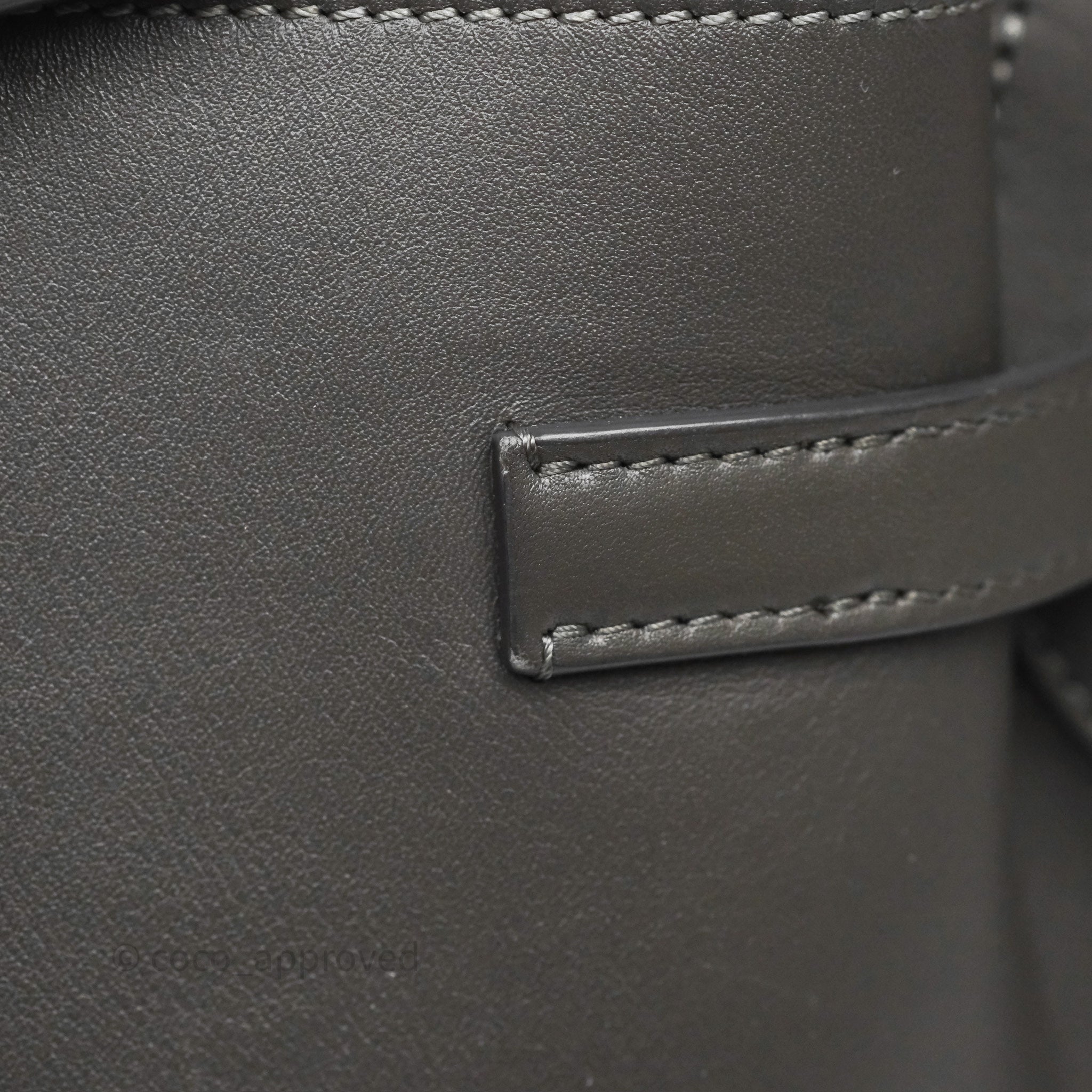 Celine Nano Bucket Bag in Grey Smooth Calfskin Leather - Women's Luxury Shoulder Handbag for Work, Travel & Everyday Use