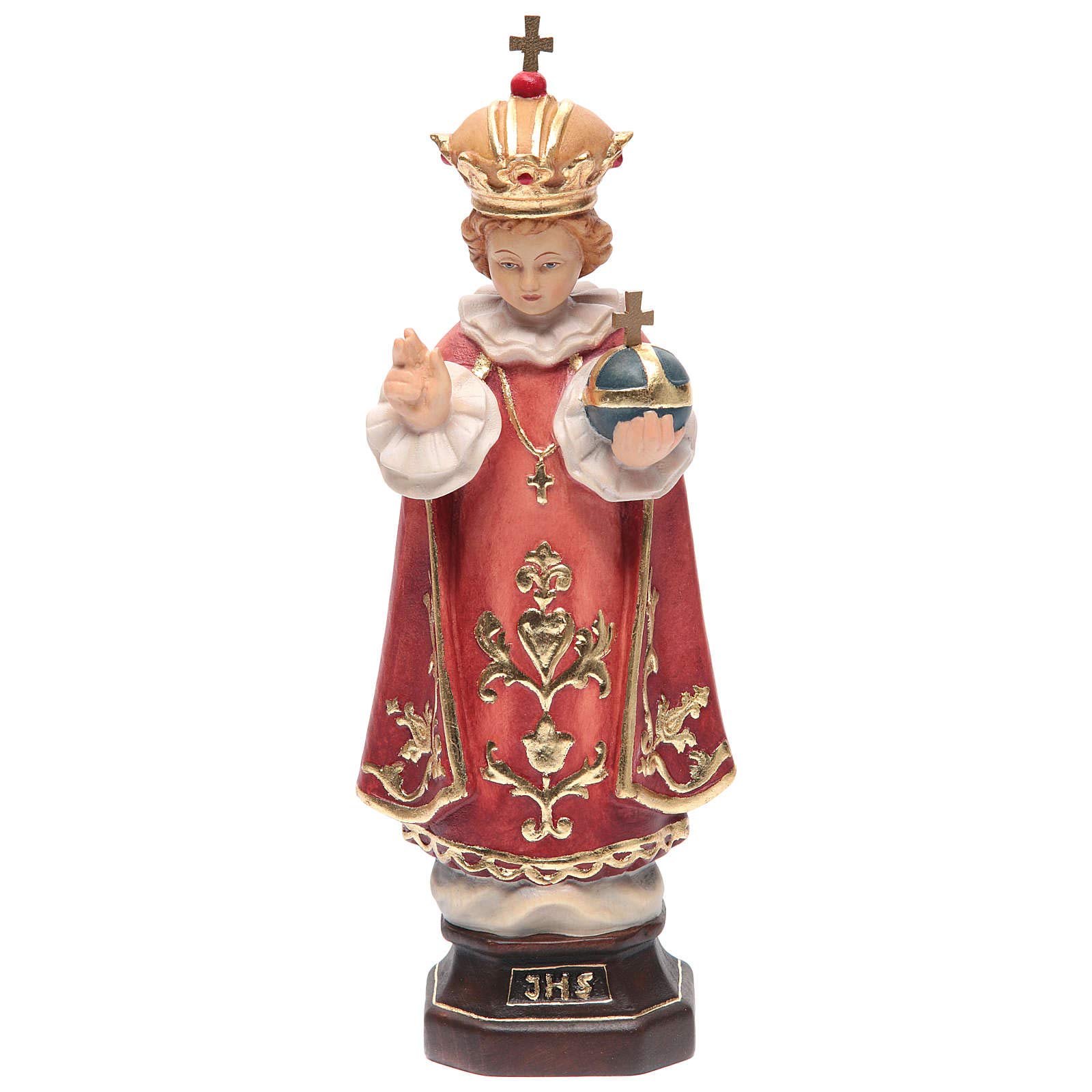 Baby Jesus of Prague Statue - 15 cm (5.91 inches) Religious Figurine for Home Altar, Christmas Nativity Scene & Catholic Devotion