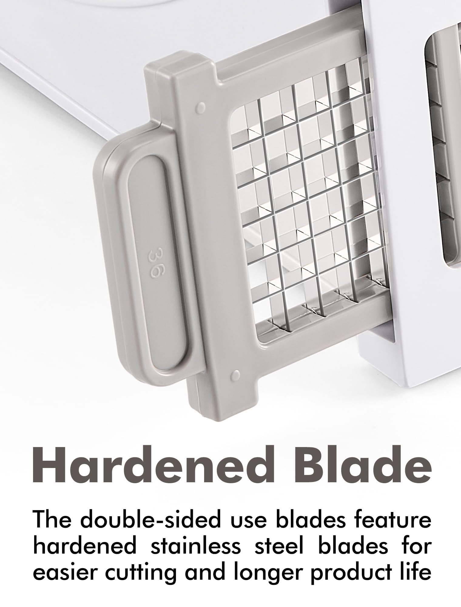 Geedel Professional French Fry Cutter - Stainless Steel Potato Slicer for Perfect Fries, Carrots, Cucumbers & More | Ideal for Home Cooking, Restaurants & Fast Food Prep