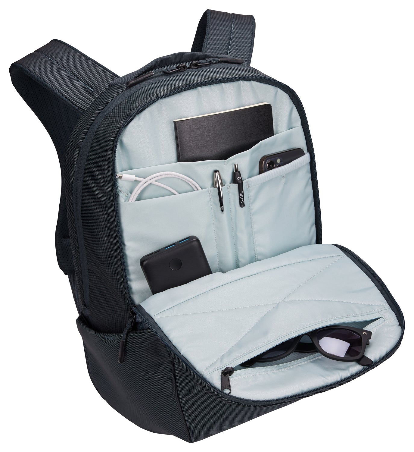 Thule Subterra 2 Laptop Backpack 21L - Water-Resistant Dark Slate Business Backpack for Men & Women - Perfect for Work, Travel & Daily Commute