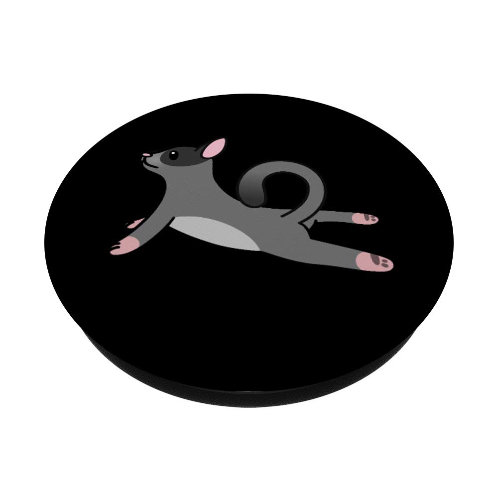 Funny Sugar Glider Yoga Pose PopSockets Grip - Phone & Tablet Stand for Pet Lovers | Perfect for Yoga Enthusiasts & Animal Fans