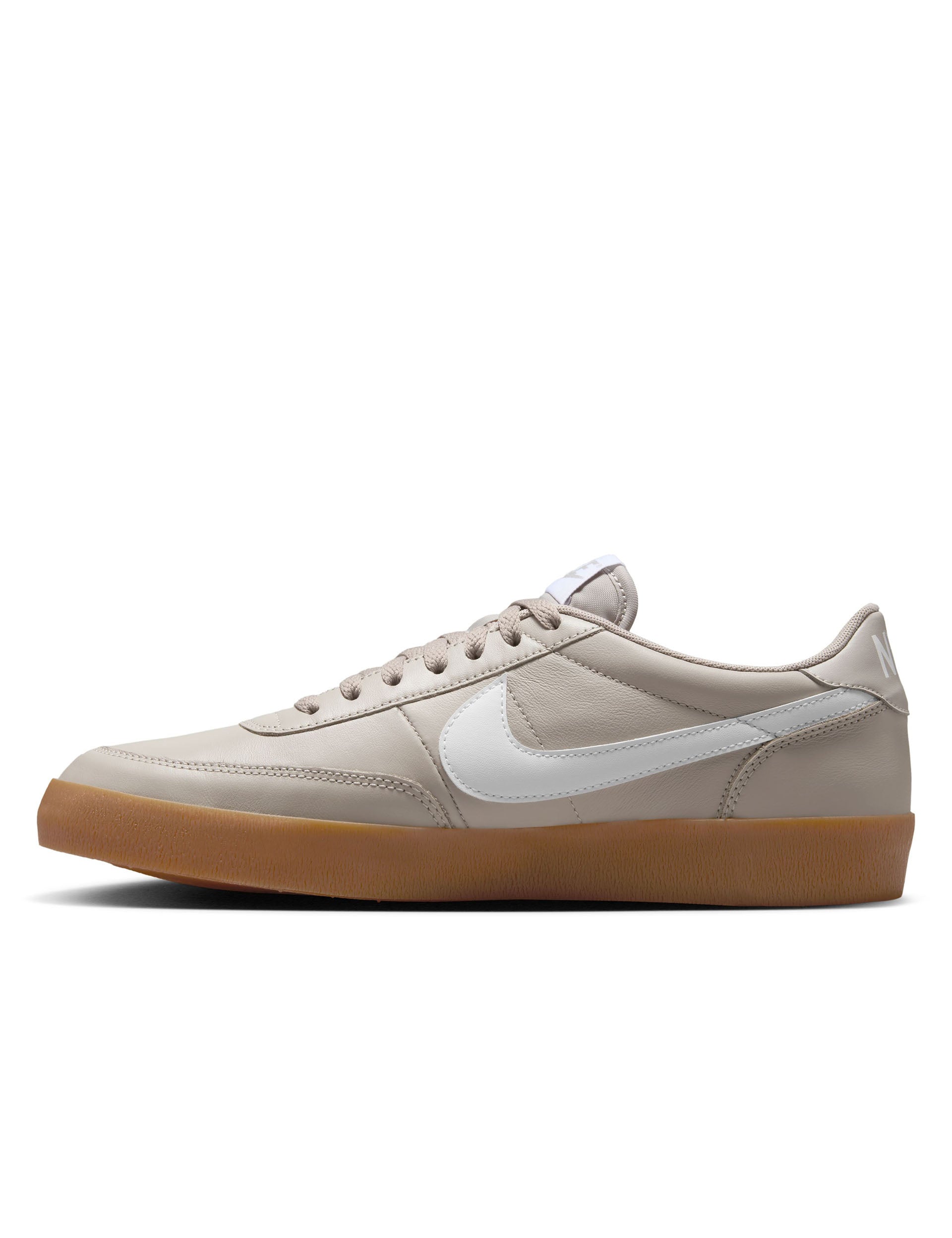 Nike Killshot 2 Leather Sneakers - College Grey/White/Gum Medium Brown | Casual Comfort Shoes for Men | Perfect for College Campus, Streetwear & Everyday Wear