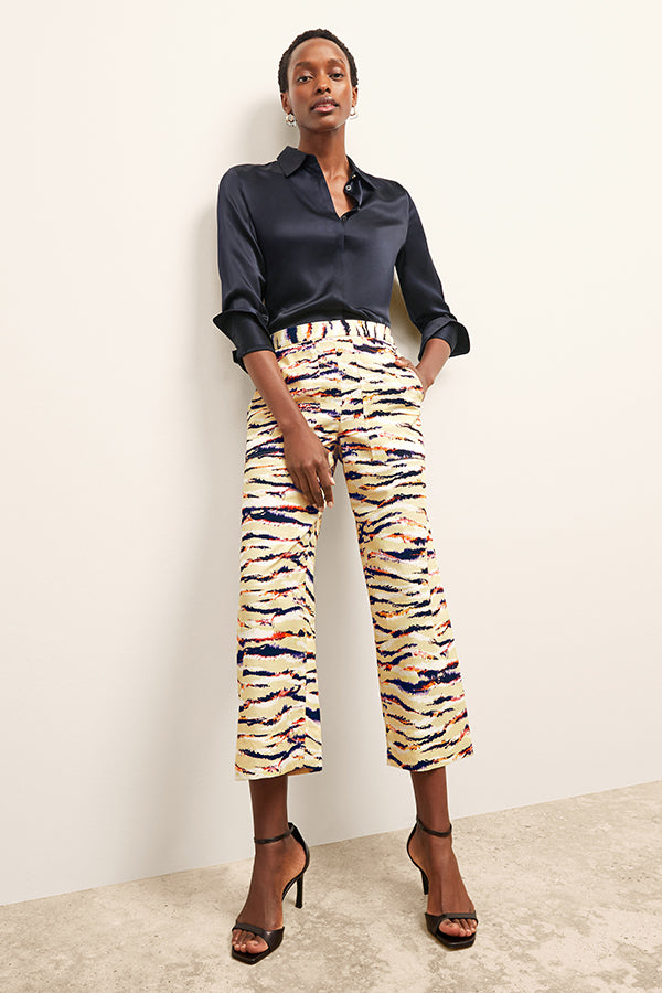 Madelyn Pants - Airy Cotton Savannah Print Women's Casual Pants for Summer | Perfect for Beach, Vacation & Everyday Wear