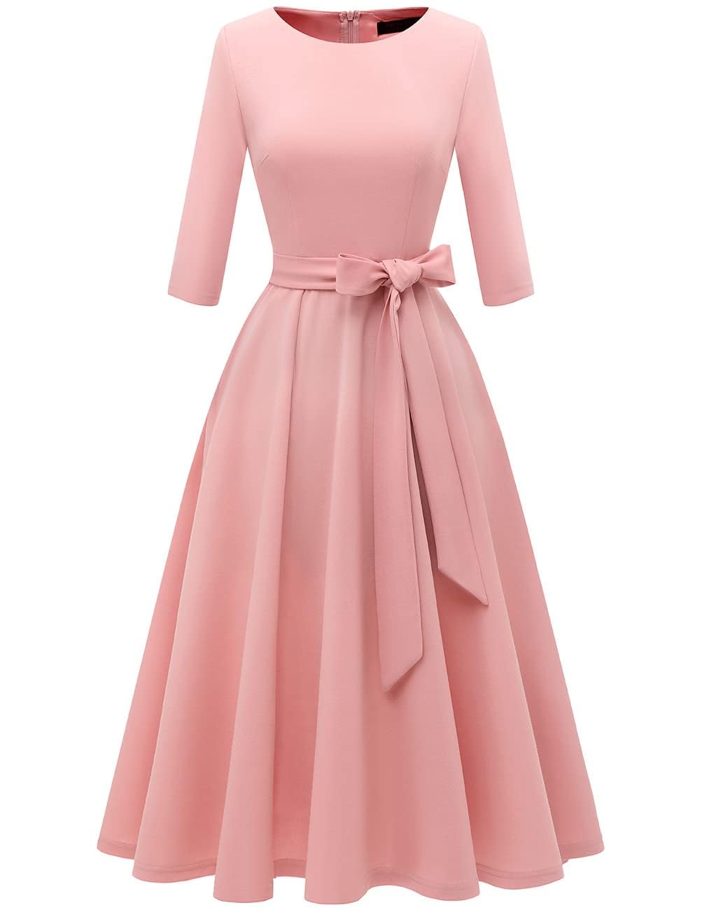 Elegant Vintage Cocktail Dresses for Women - 3/4 Sleeve Formal Wedding Guest Dress & Church Attire | Spring 2025 Collection | Perfect for Cocktail Parties, Weddings & Special Occasions