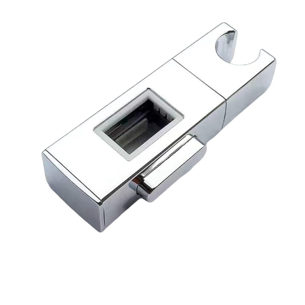 FAQUA Adjustable Shower Head Holder Bracket - Universal Slide Bar Mount for Bathroom Shower Accessories - Perfect for Replacing Old Brackets & Organizing Shower Space (Black) - Ideal for Home, Hotel & Spa Bathroom Upgrades