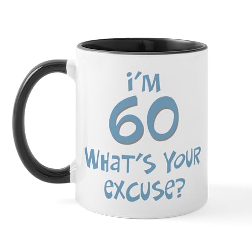 White/Black Inside - 60Th Birthday Excuse Mug