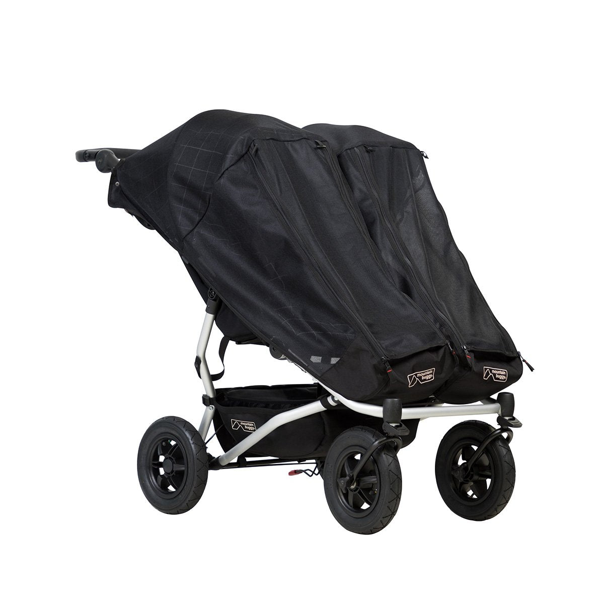 Mountain Buggy Duet Double Stroller Sun Canopy & Weather Shield Set - UV Protection for Twins, Rain Cover for All Seasons, Perfect for Outdoor Walks & Park Adventures