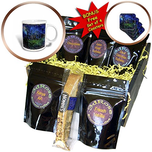 3D Printed Coffee Gift Basket - The Other Side of Midnight Dreamscape with Raven Moon Design | Inspired by CG Jung Psychology | Perfect for Psychologists, Dream Analysis Enthusiasts & Coffee Lovers | Unique Home Decor & Thoughtful Gift Idea
