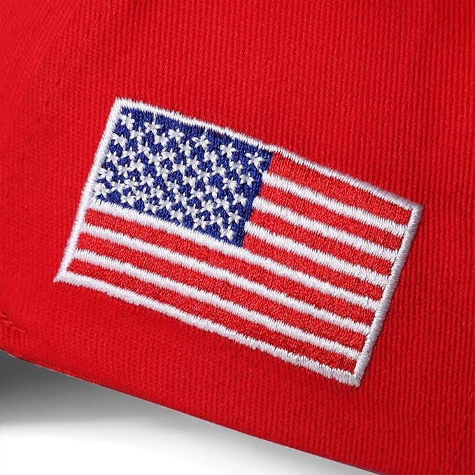 Trump MAGA Red Baseball Cap - Keep America Great Hat for Political Rallies, Patriotic Events & Everyday Wear