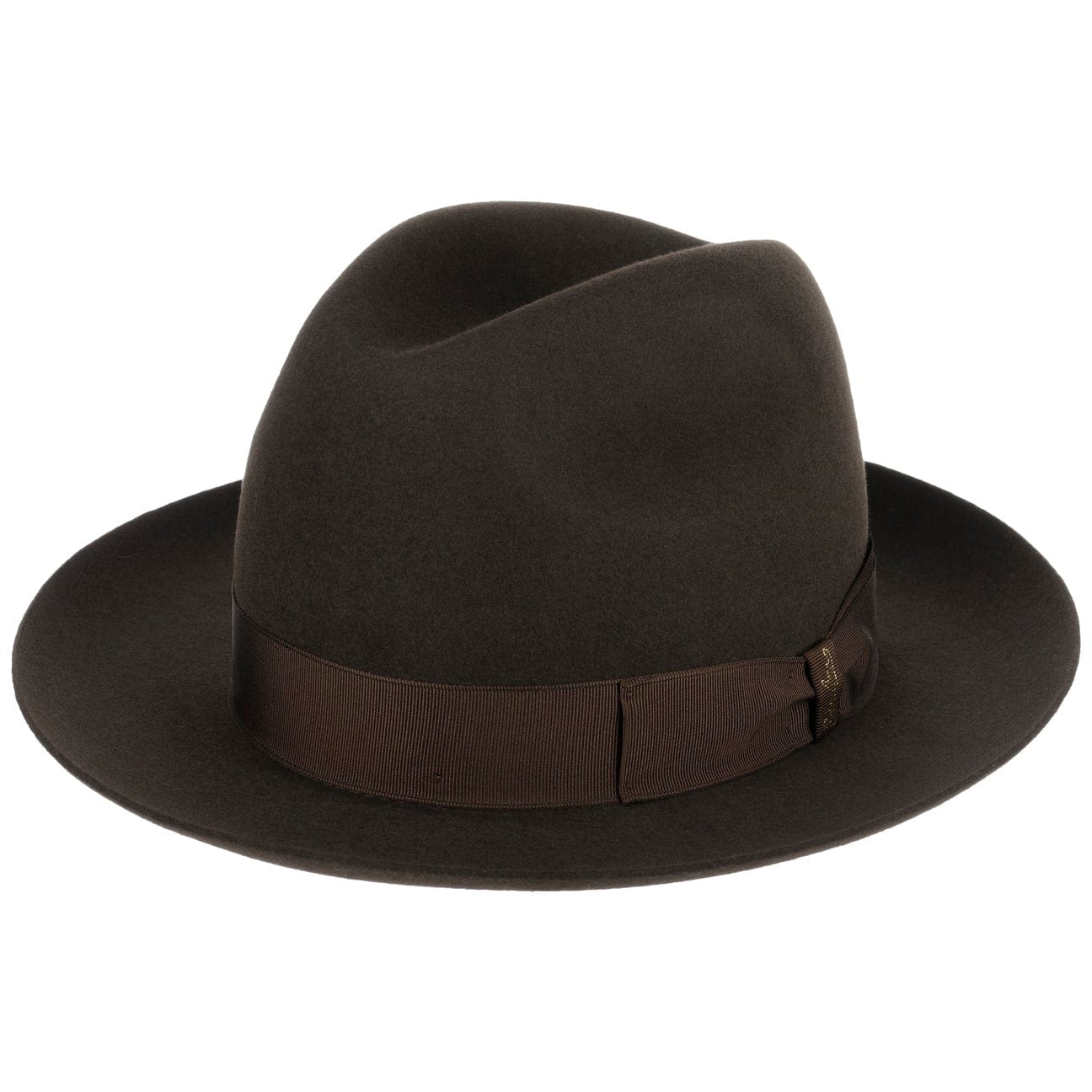 Borsalino Marengo Fur Felt Bogart Hat for Men - Classic Fedora Style for Outdoor, Travel & Formal Occasions
