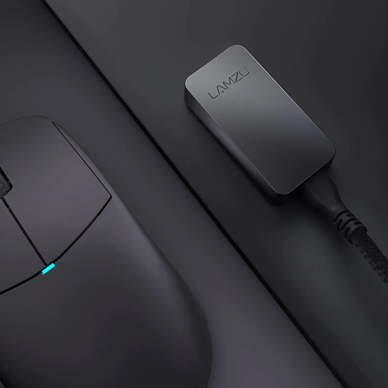 Lamzu 4K Hz Wireless Receiver Dongle for Gaming Mouse - Ultra-Low Latency USB Adapter for PC & Laptop Gamers (Perfect for FPS, MOBA & Esports)
