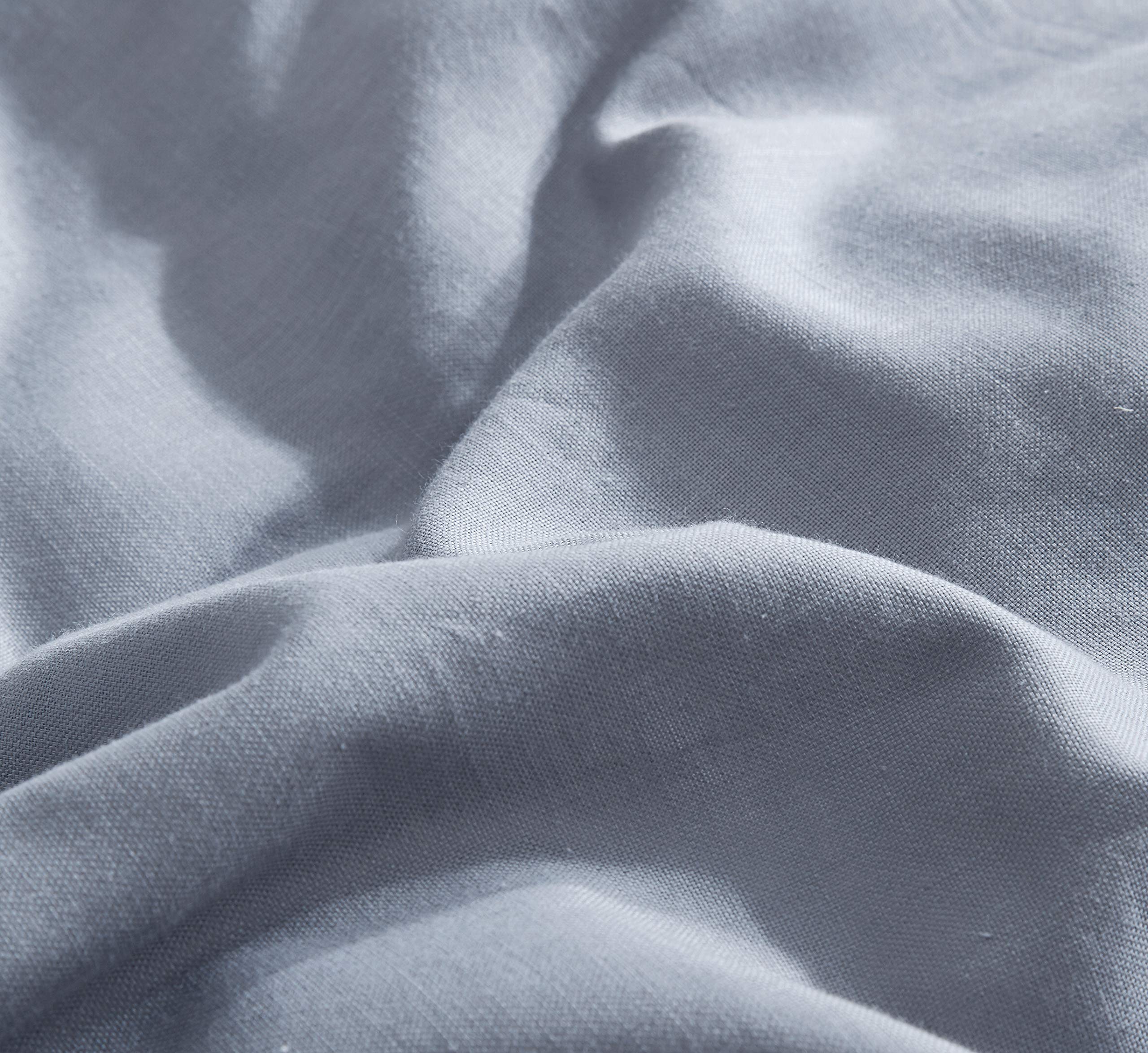 Kenneth Cole New York Queen Duvet Cover Set - Reversible 100% Cotton Bedding with Matching Shams, All Season Luxury Home Decor (Nila Grey, Queen Size) for Master Bedroom & Guest Room