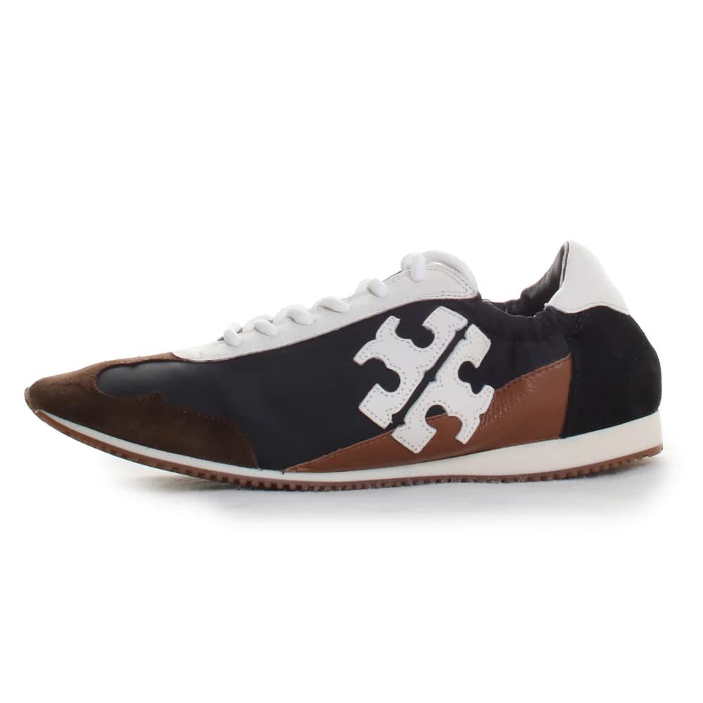 Tory Burch Women's Black & Ivory Casual Fashion Sneakers - Size 6.5 Medium (B,M) | Comfortable Walking Shoes for Work, Travel & Everyday Wear