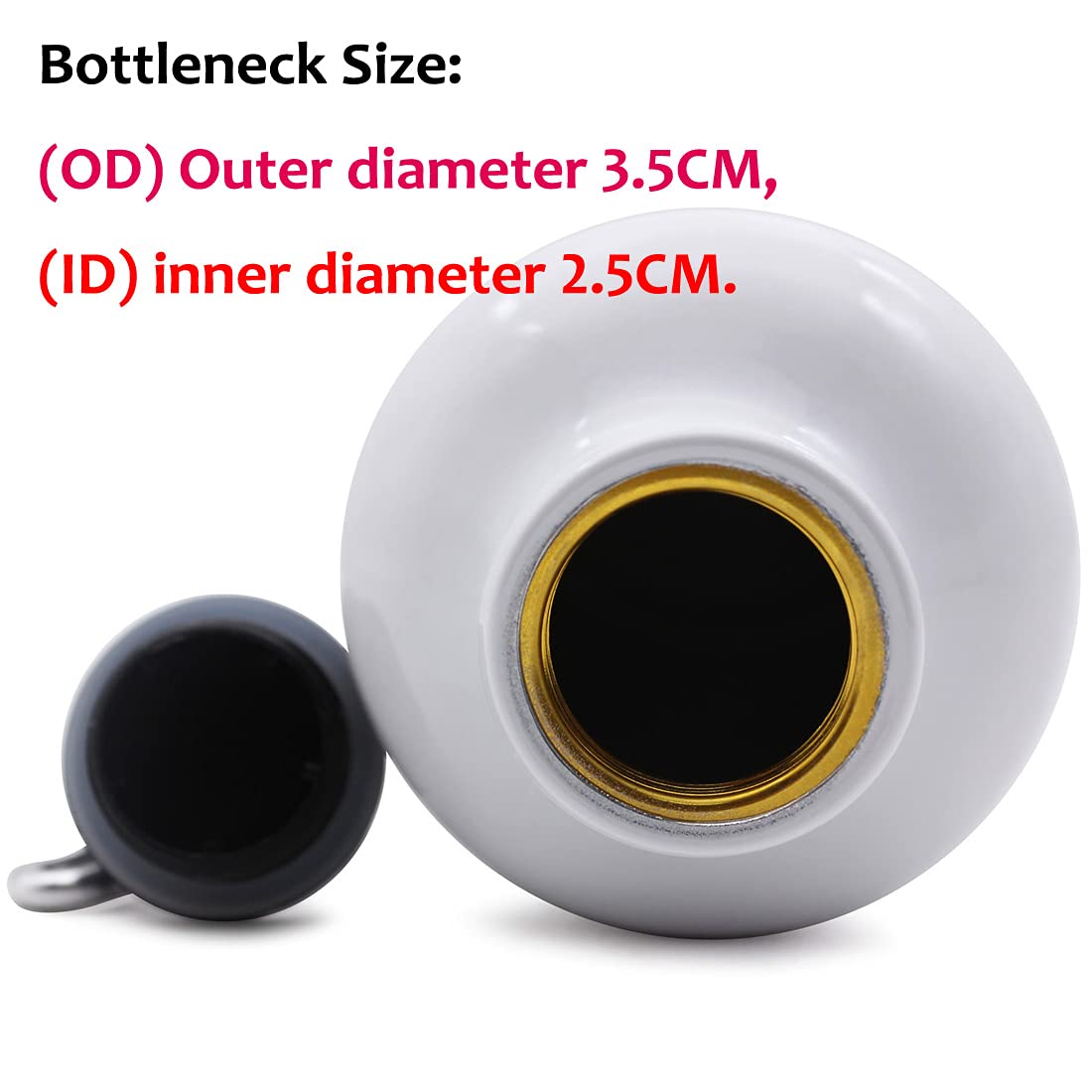 60pcs 750ml Sublimation Blank Aluminum Sports Water Bottles - White (US Stock) | Customizable Drinkware for Gym, Hiking & Team Sports | Perfect for Sublimation Printing & Personalized Gifts