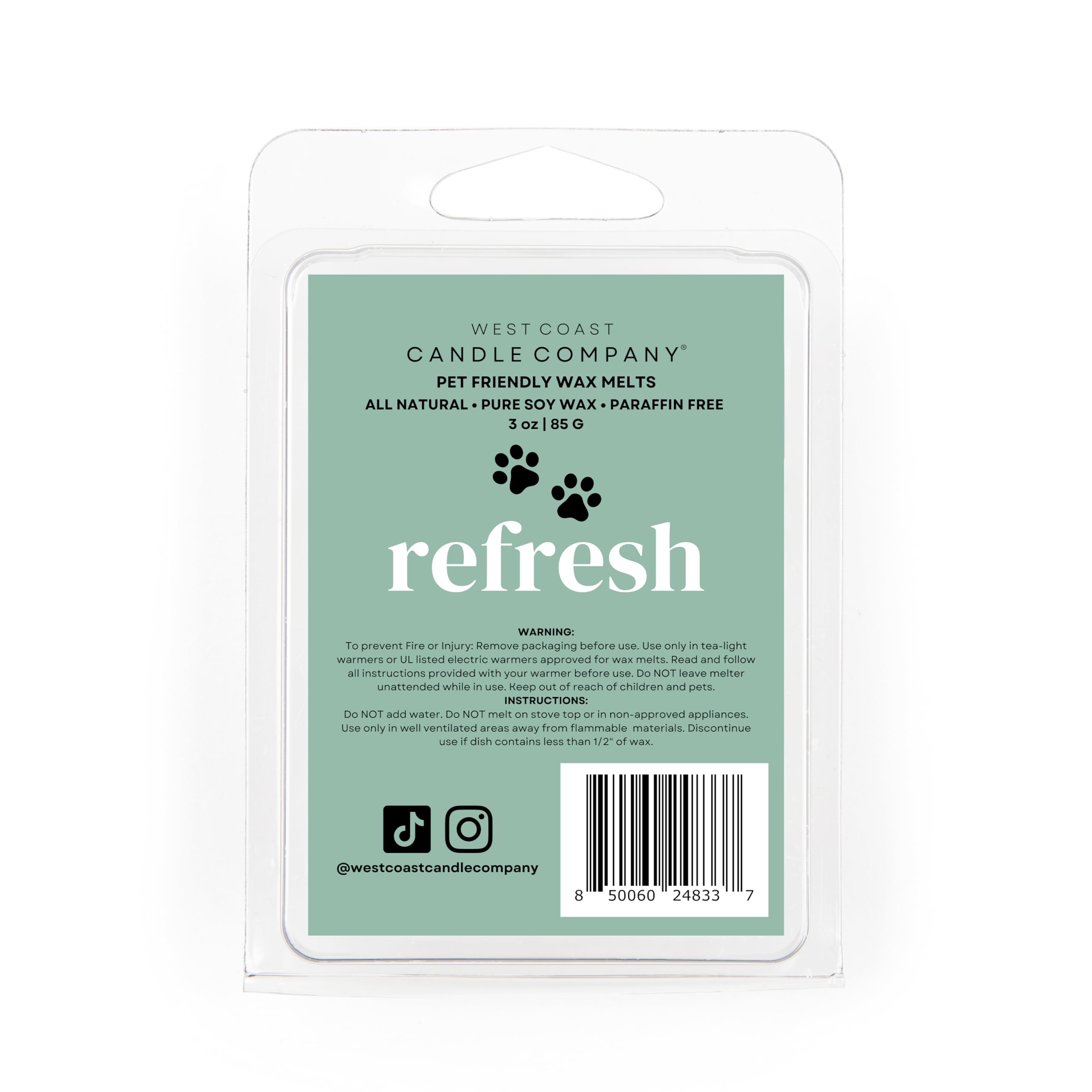 Pet Safe Wax Melts - All Natural, Non-Toxic Soy Wax Melts for Dogs & Cats | Veterinarian Approved Pet Odor Eliminator | Perfect for Home, Car & Office Air Freshening