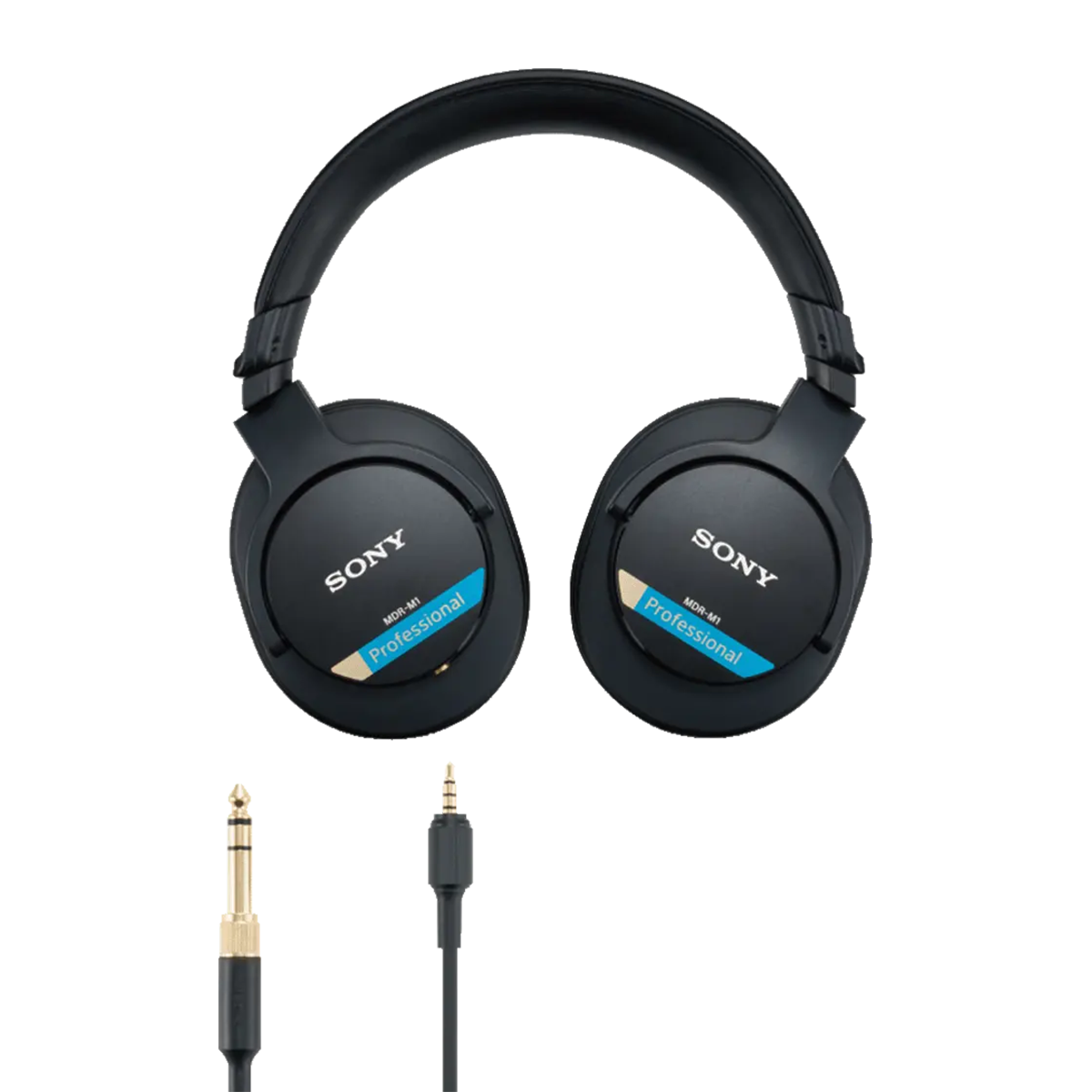 Sony MDR-M1 Professional Studio Headphones - Closed-Back Reference Monitor Headphones for Music Production, Recording & Mixing - Perfect for Home Studios & Professional Audio Engineers