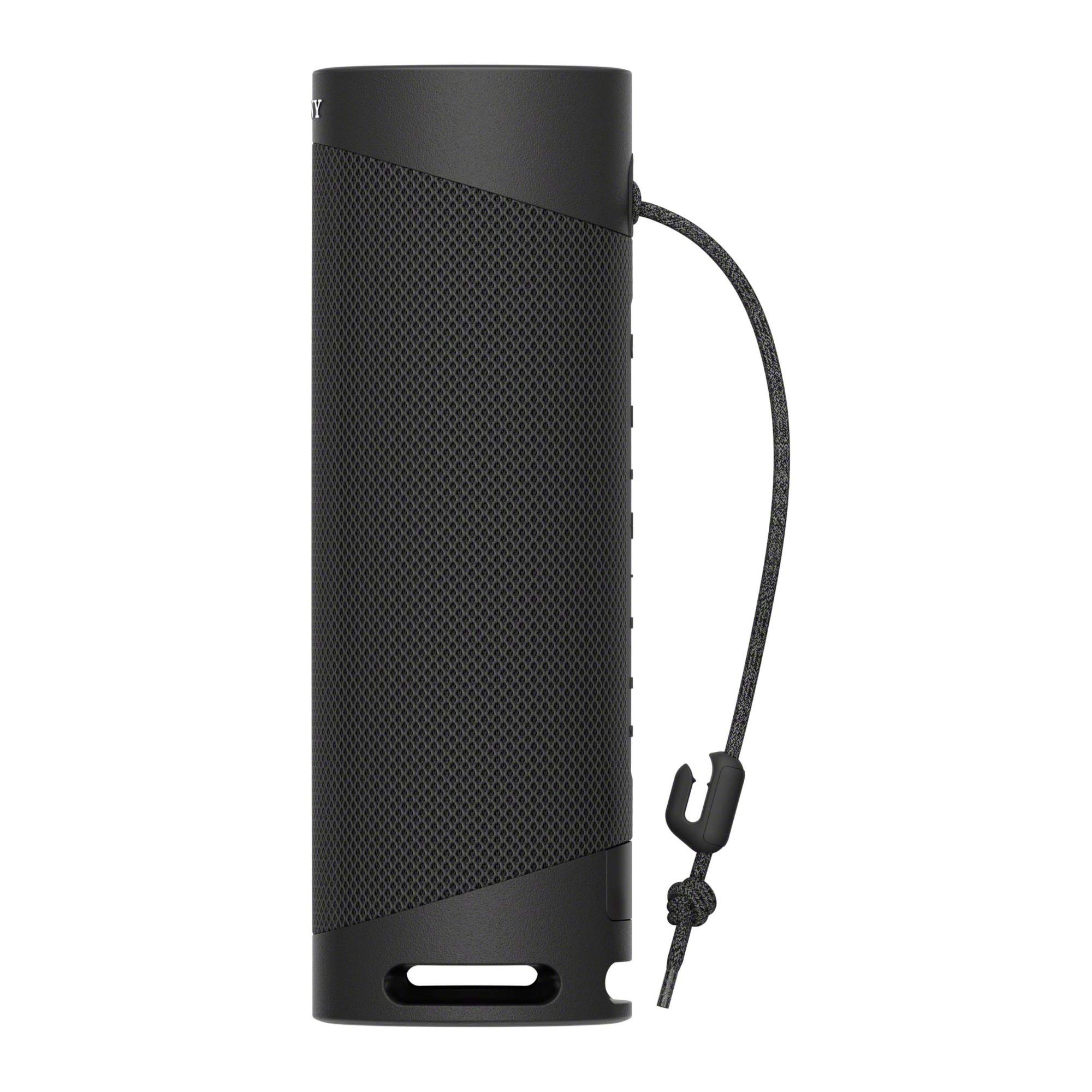 Sony SRS-XB23 Extra BASS Bluetooth Speaker - Wireless, Waterproof, Portable Speaker with 12-Hour Battery Life & Travel Case - Perfect for Outdoor Adventures, Beach Parties, and Travel (Black)