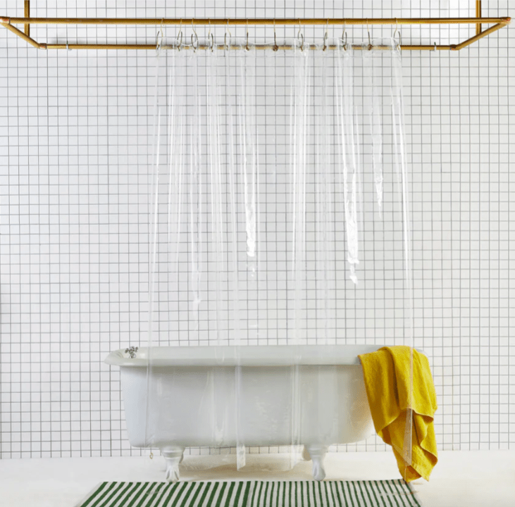 Sun Shower Air Shower Curtain Liner - Waterproof Bathroom Decor for Spa-Like Experience | Perfect for Home, Hotel & Gym Use