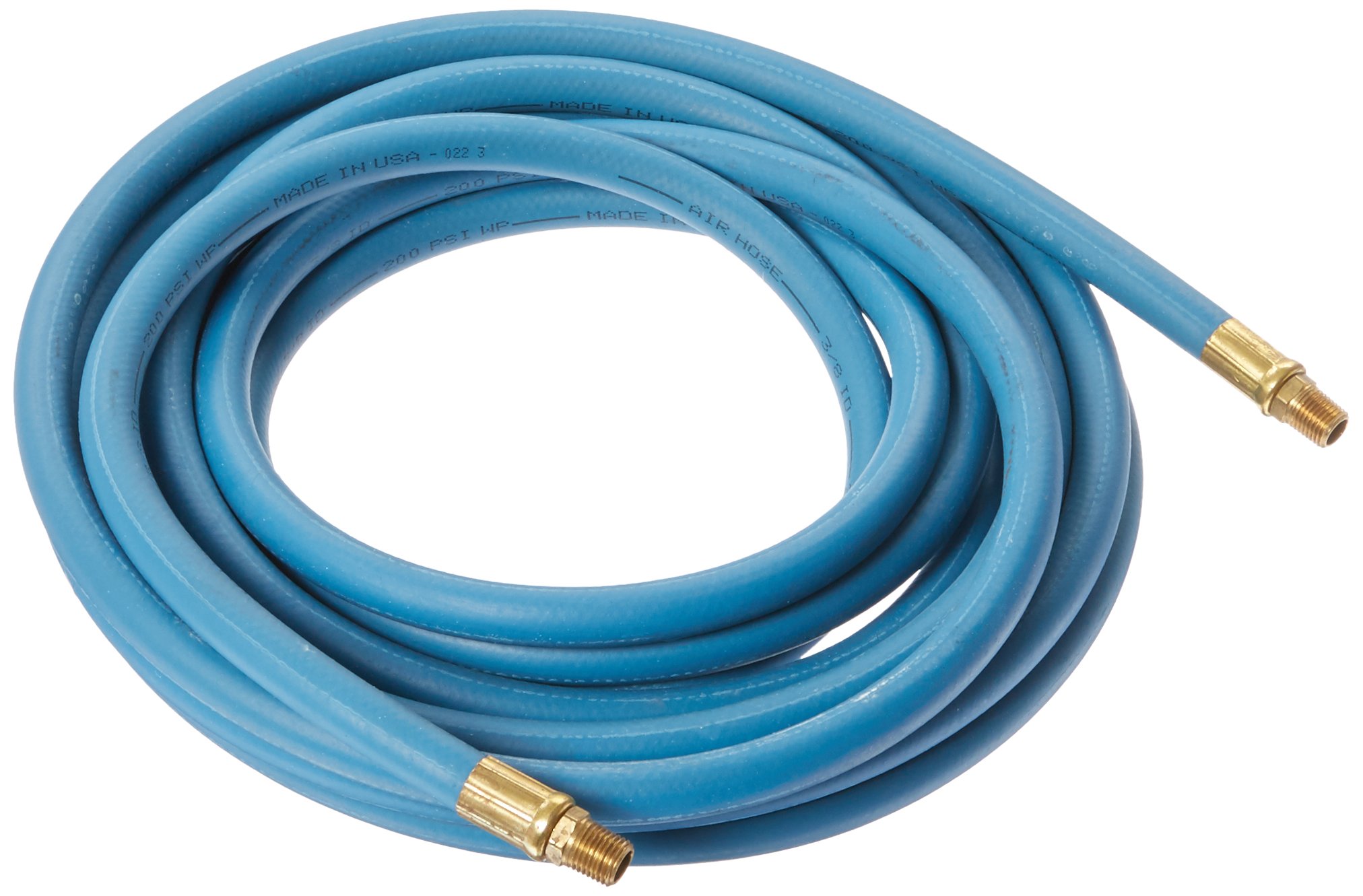 Dayco 80004 Premium 50ft Air Hose for Workshop & Garage - Heavy Duty, Flexible, Kink-Resistant for Air Tools, Inflators, Compressors - Ideal for Automotive, DIY, Construction Projects