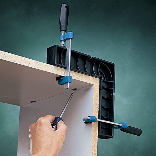 Rockler 29190 Clamp-It Assembly Square Tool - Precision Woodworking Clamps for Cabinet Making, Furniture Building & DIY Projects - Perfect for 90-Degree Angle Joints and Frame Assembly