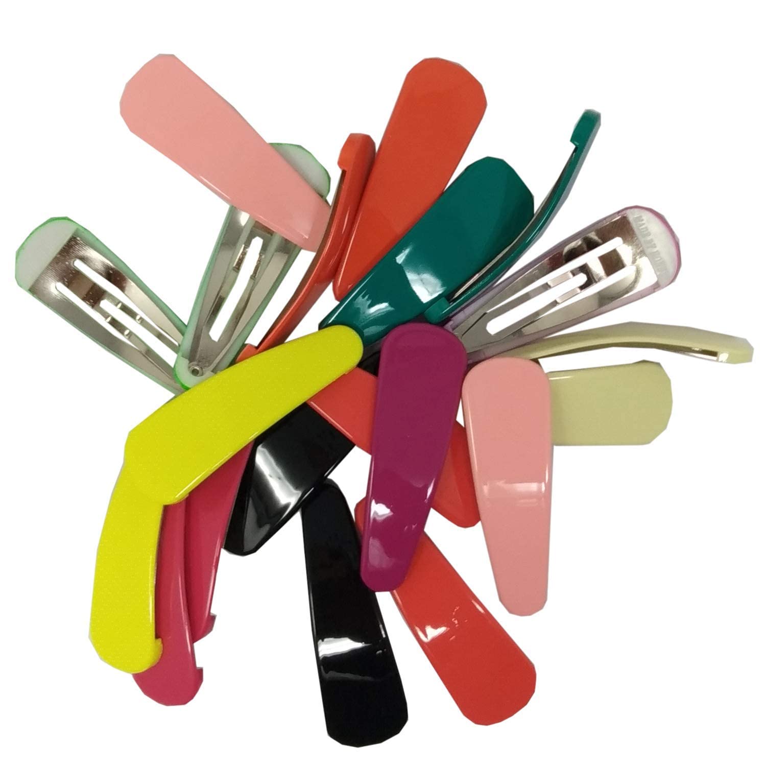 DEXO Tic-Tac Hair Clips for Baby, Girls & Women - 24-Piece Multi-Color Hair Styling Clips Set - Perfect for School, Parties & Everyday Hairstyles