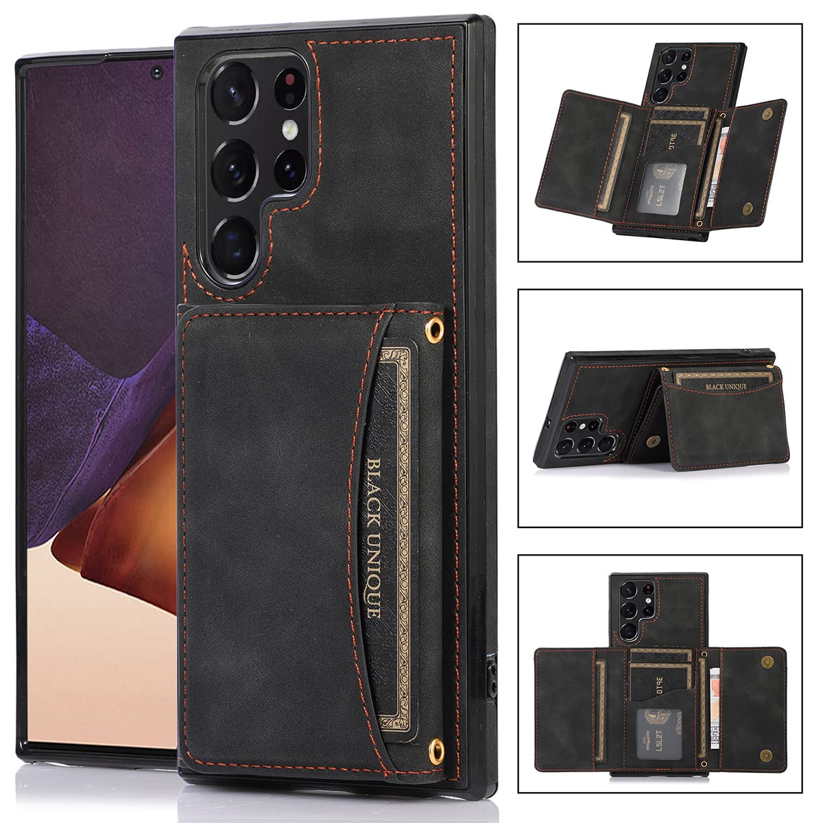 Premium Samsung Galaxy S22 Ultra Wallet Case (6.7