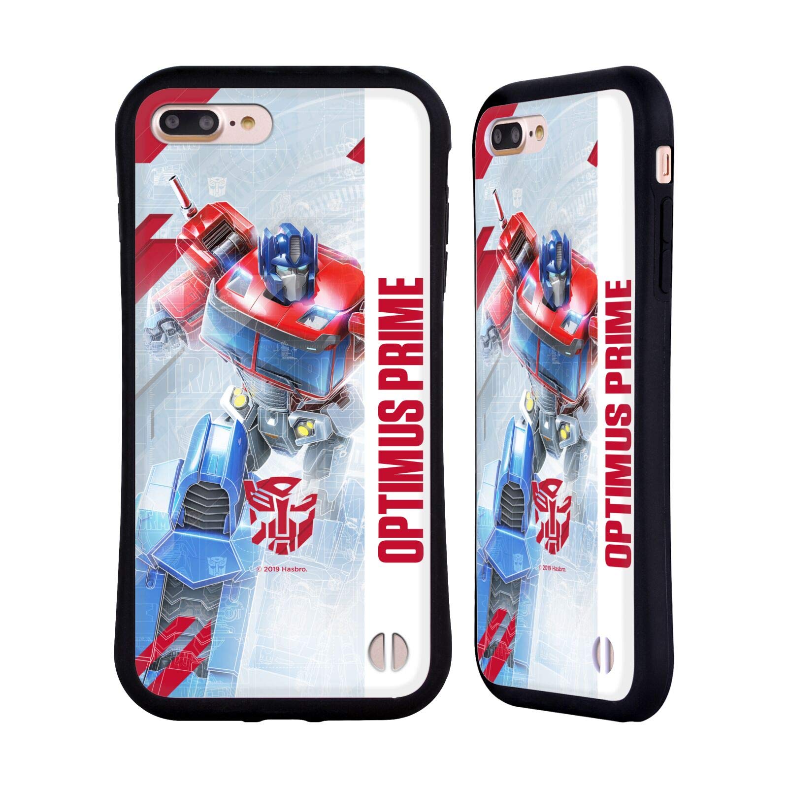 Head Case Designs Transformers Optimus Prime Autobots iPhone 7 Plus/8 Plus Hybrid Case - Durable Protection for Fans & Collectors